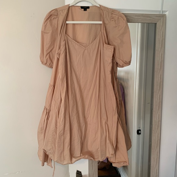 EUC J. Crew Cotton Wrap Mini Dress - Picture 4 of 14